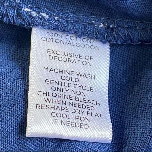 NWT LOFT Cobalt Blue Beach Romper Size XXS - Picture 11 of 12